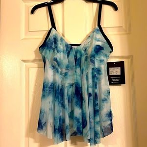 Maxi swim top